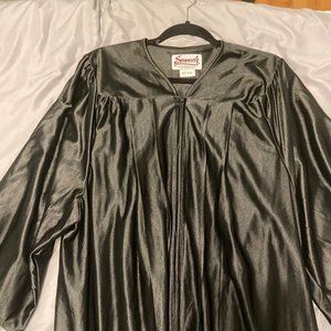 Black graduation gown